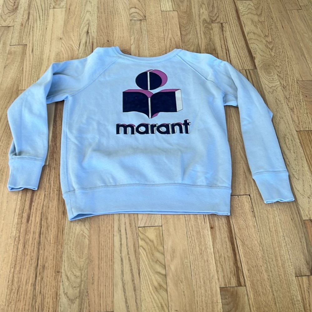 Isabel Marant Etoile Milly Sweatshirt Light Blue